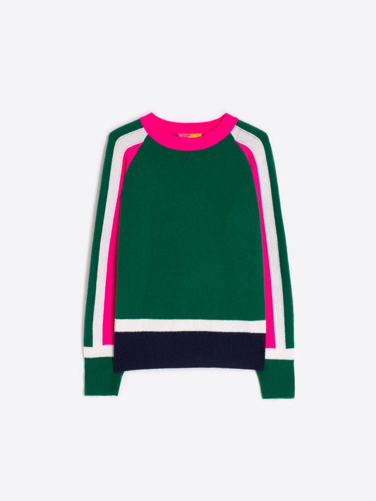 Sweater Green Pink