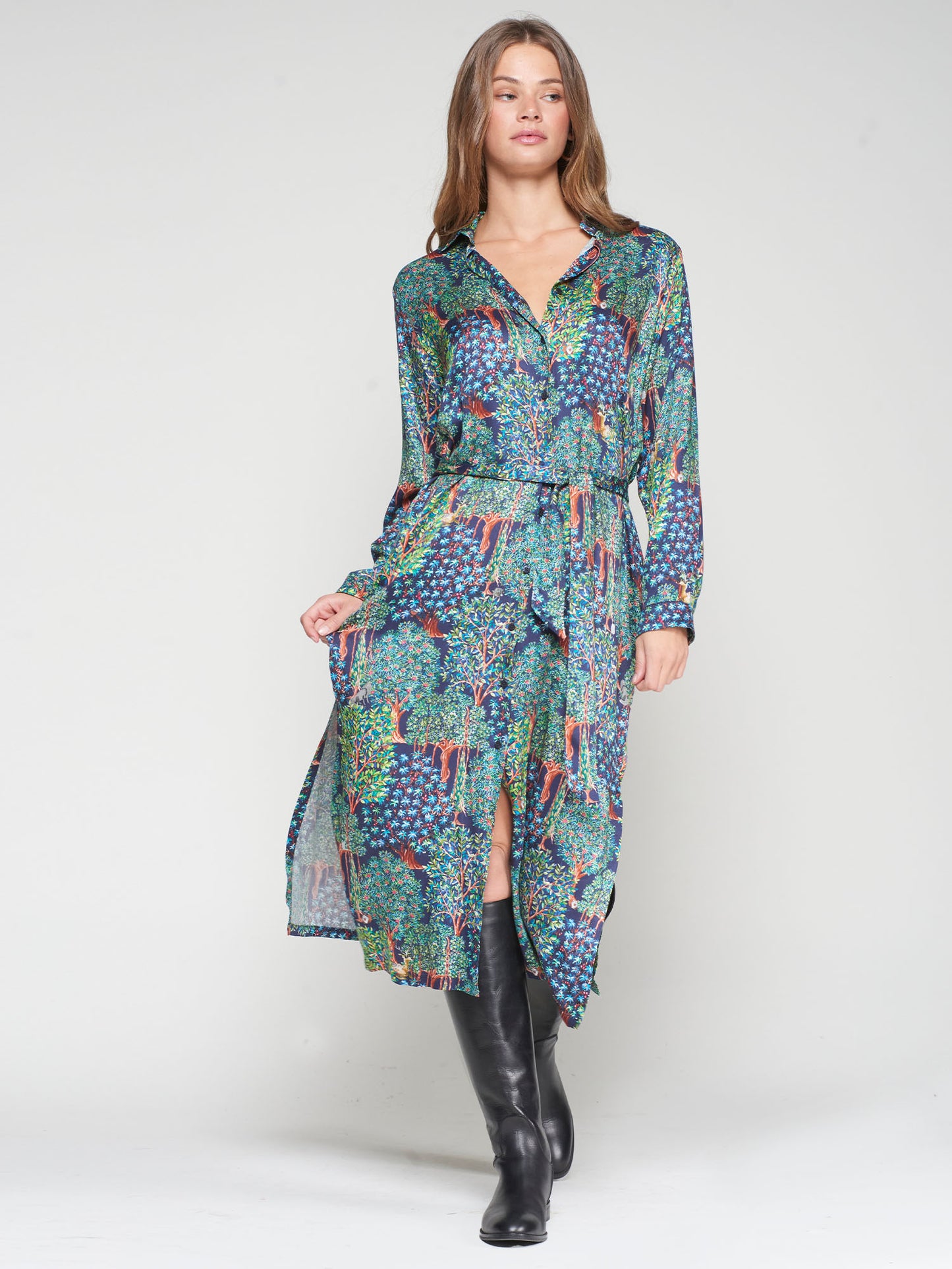 Dress Woodland Print