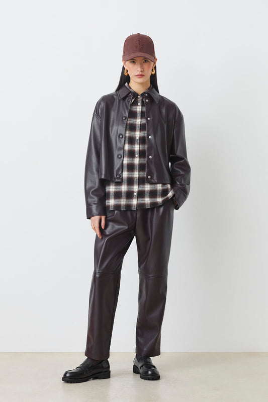 Shirt Jacket Chocolate